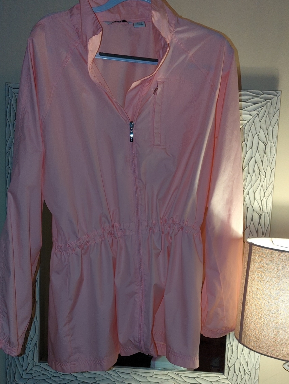 Izod Pink Lightweight Drawstring Jacket